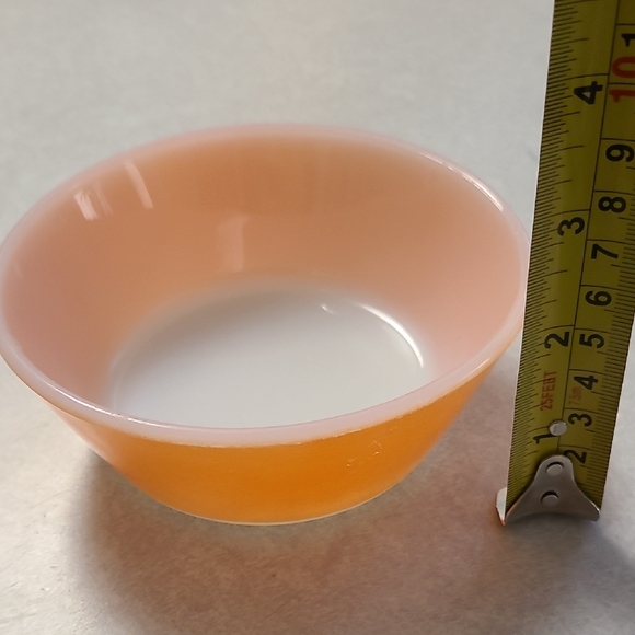 Vintage Orange and Cream Bowl - Picture 3 of 6